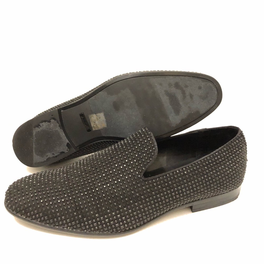 Black Aldo spike shoes